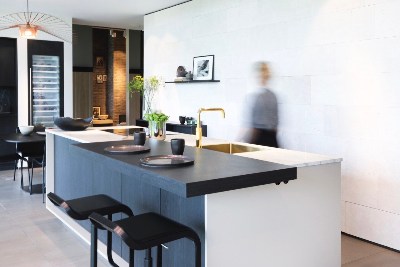 Keuken met bar