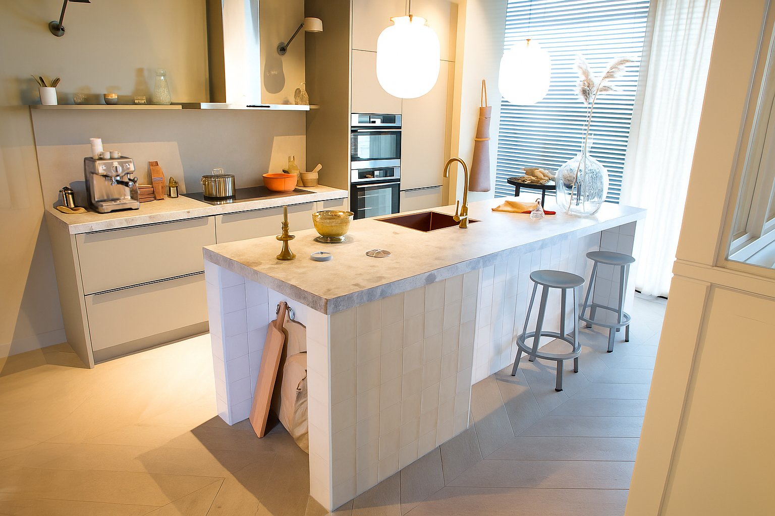 Taupe keuken