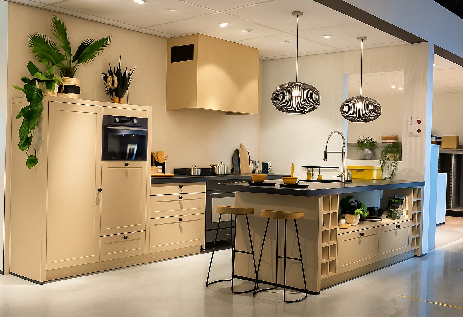 Taupe keuken