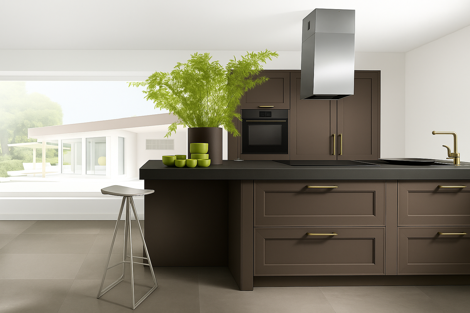 Taupe keuken
