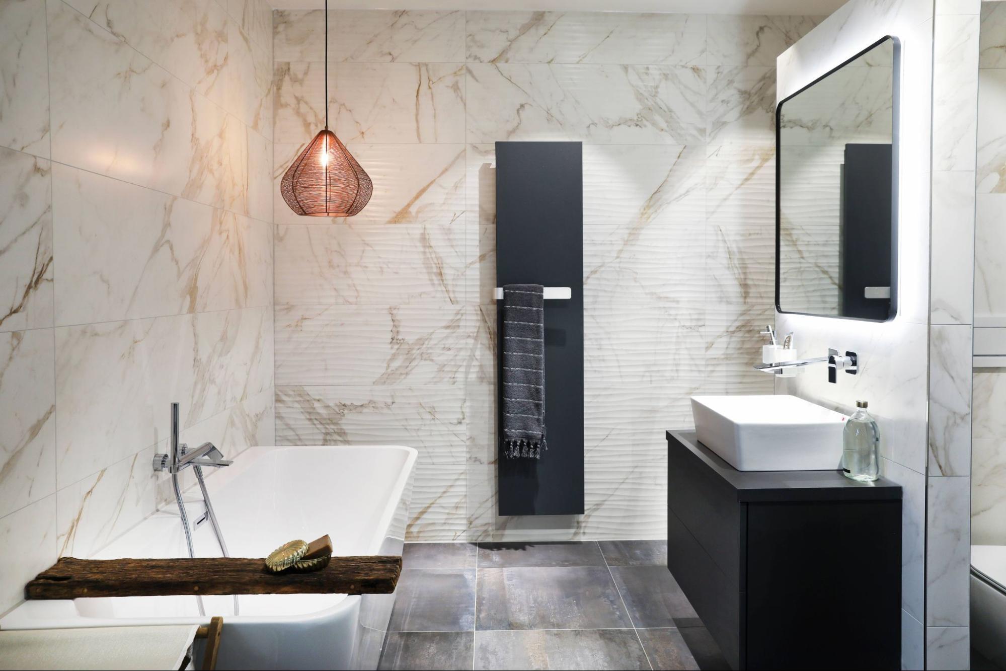 Statement-steen en natuurlook keramiek